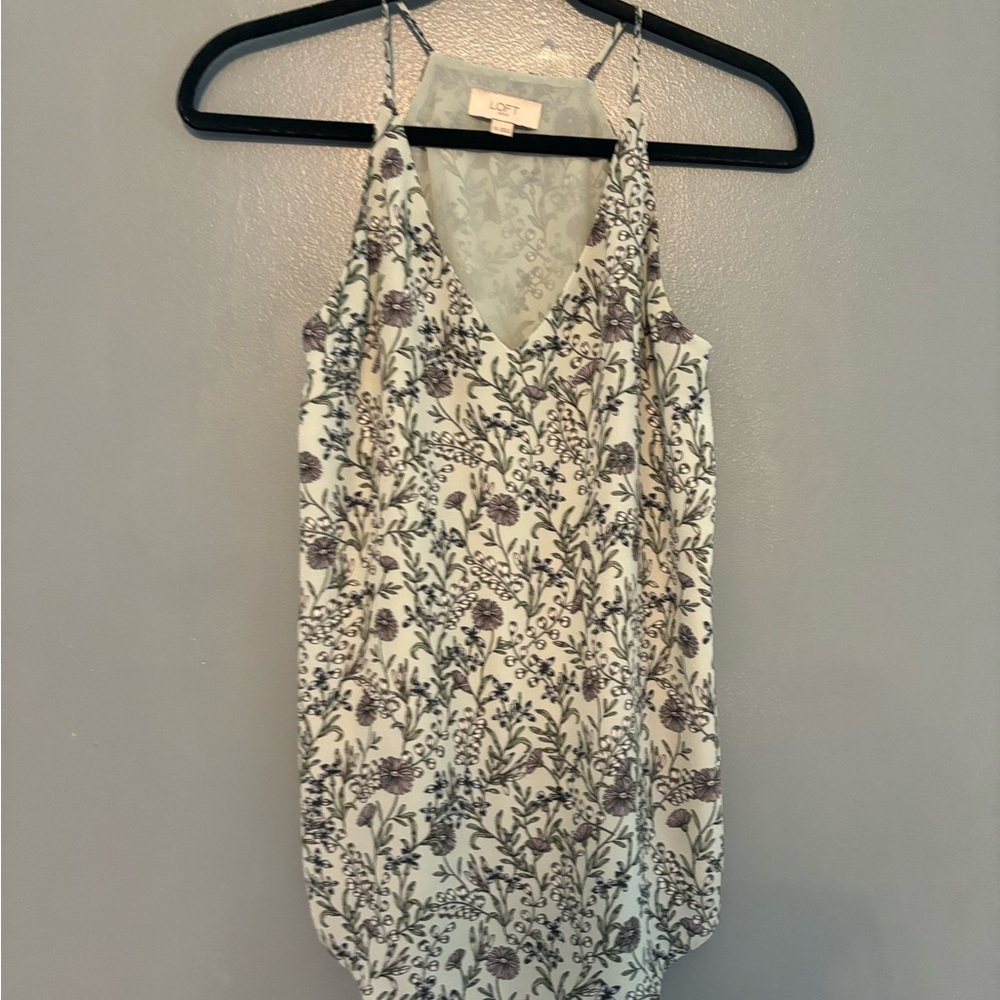 Two (2) Floral Loft Sleeveless Chiffon Blouses - Picture 4 of 10